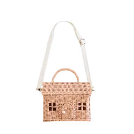 Rattan Casa Bag - Rose