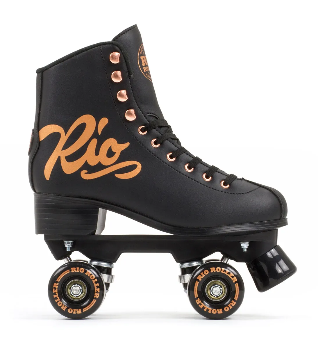 Rio Roller Rose Quad Roller Skates - Black - Sale!