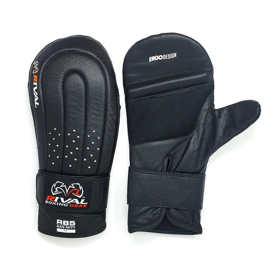 RIVAL RB5 BAG MITTS - BLACK