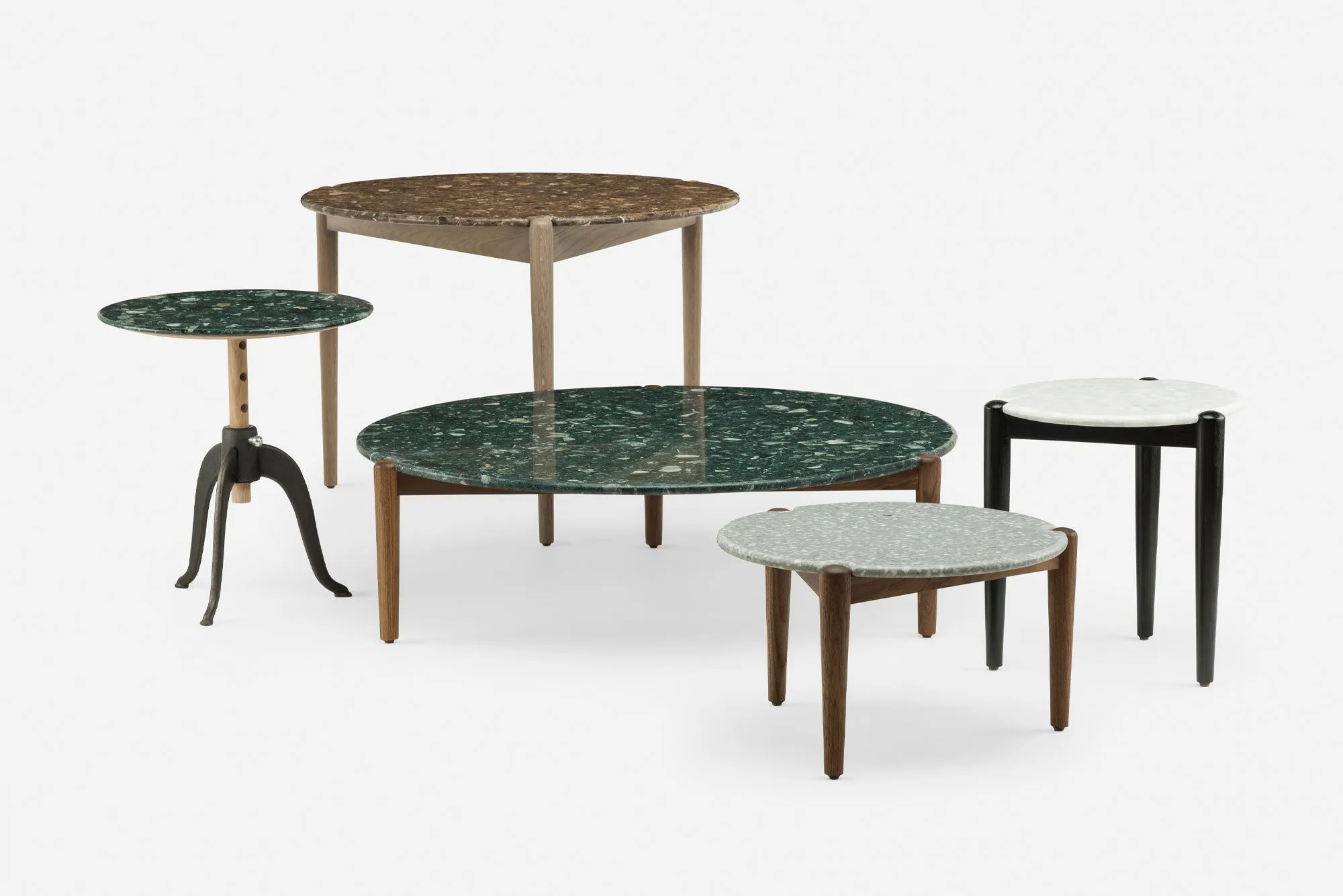 SIDEKICKS OCCASIONAL TABLE WITH TERRAZZO TOP