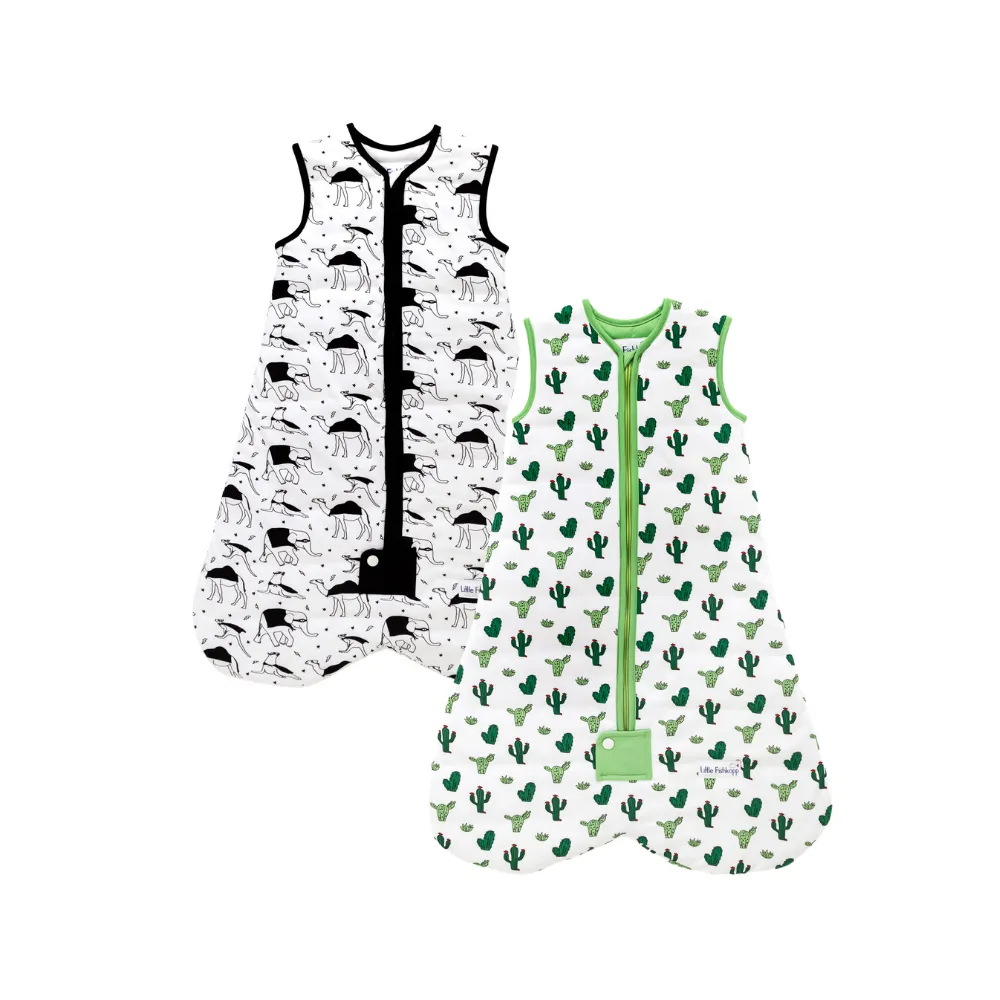 Standard Sleep Bag Set | Superheroes/Cactus