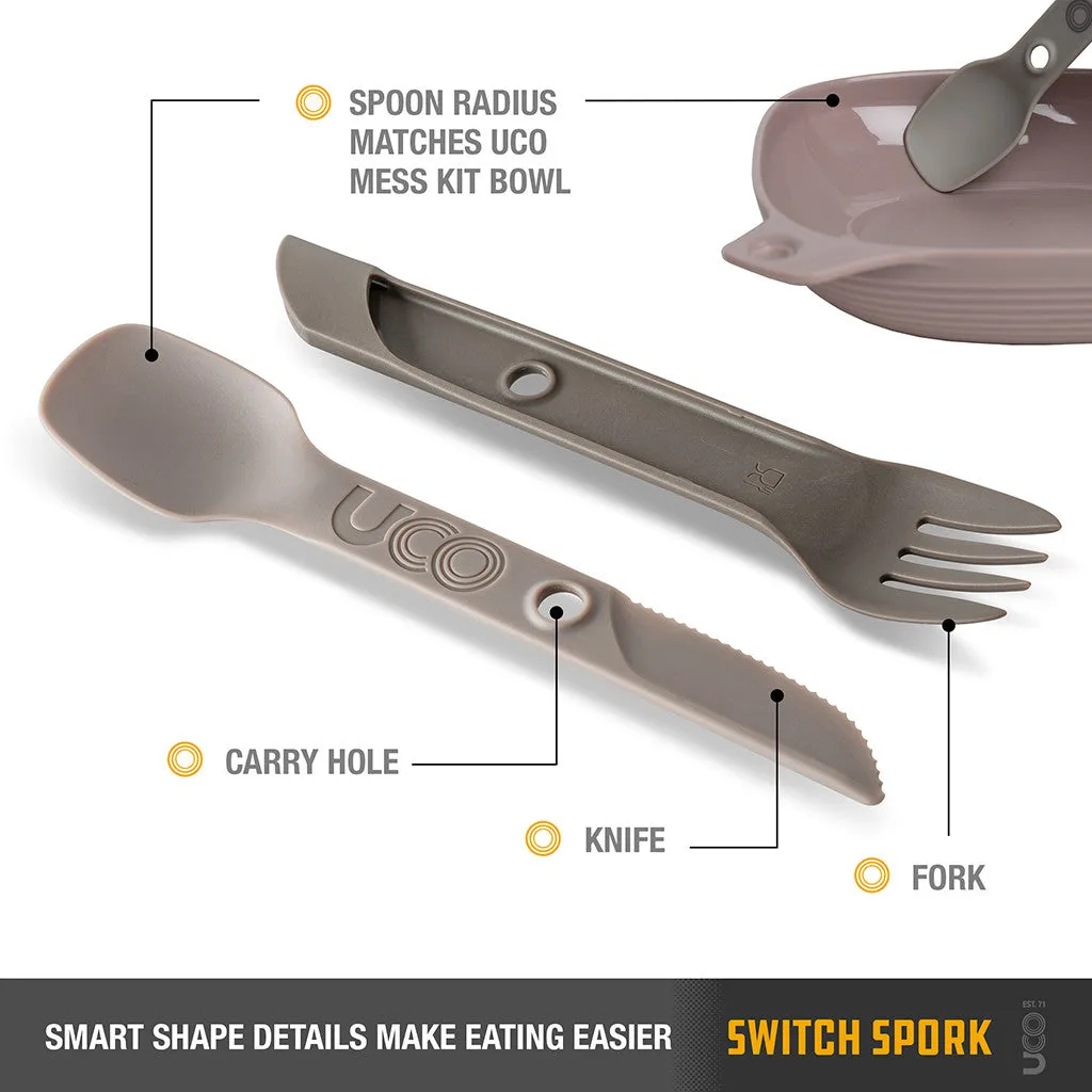 Switch Spork Utensil Set With Tether