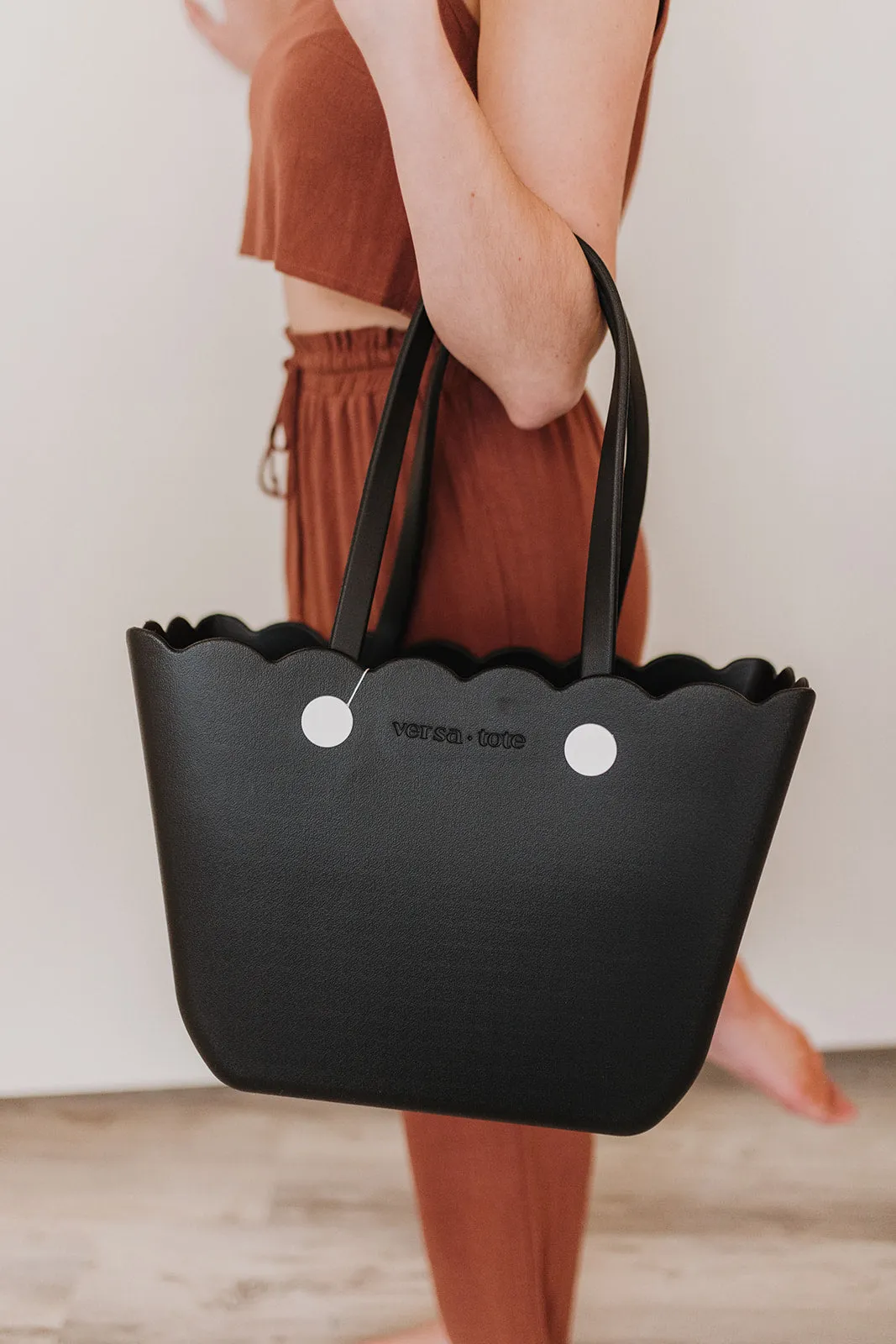 Take Me To The Beach Black Versa Tote Bag