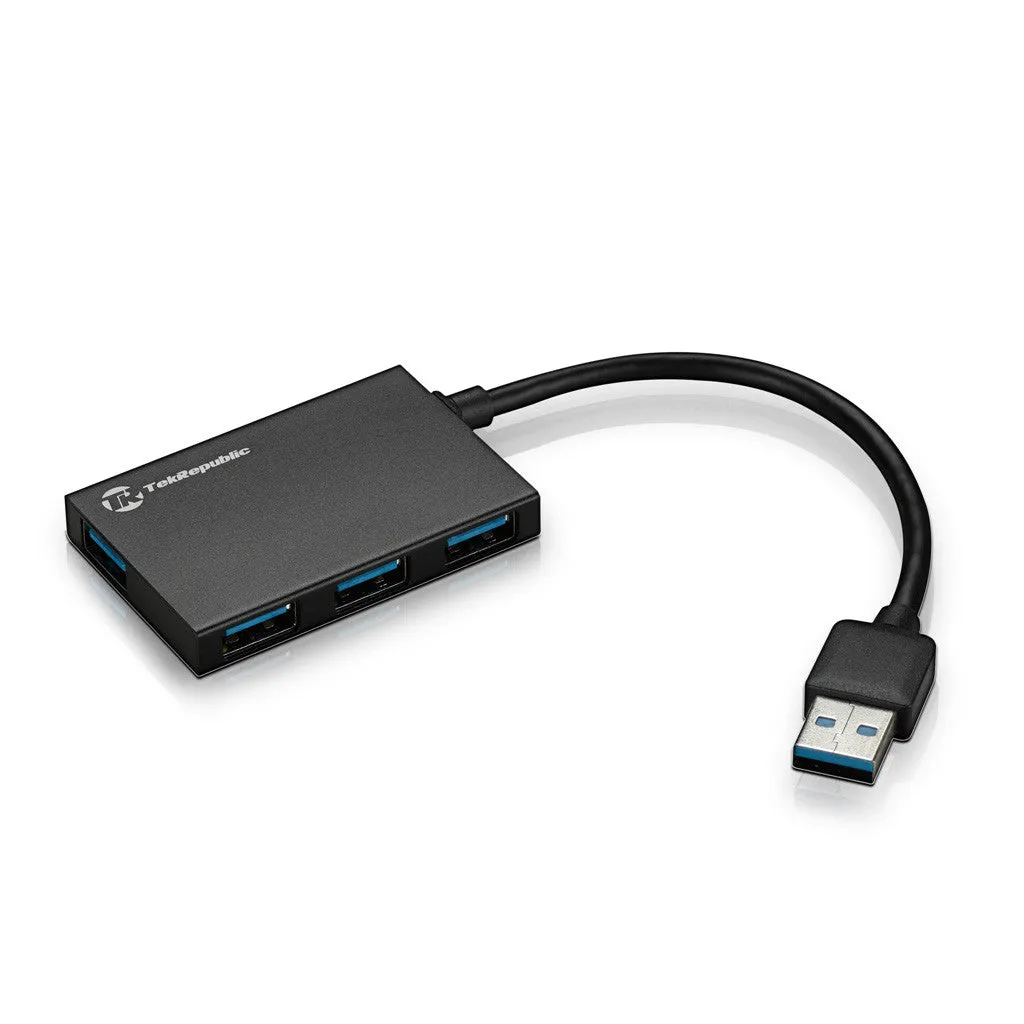 Tek Republic TUH-310 4 Port Aluminum USB3.0 Hub