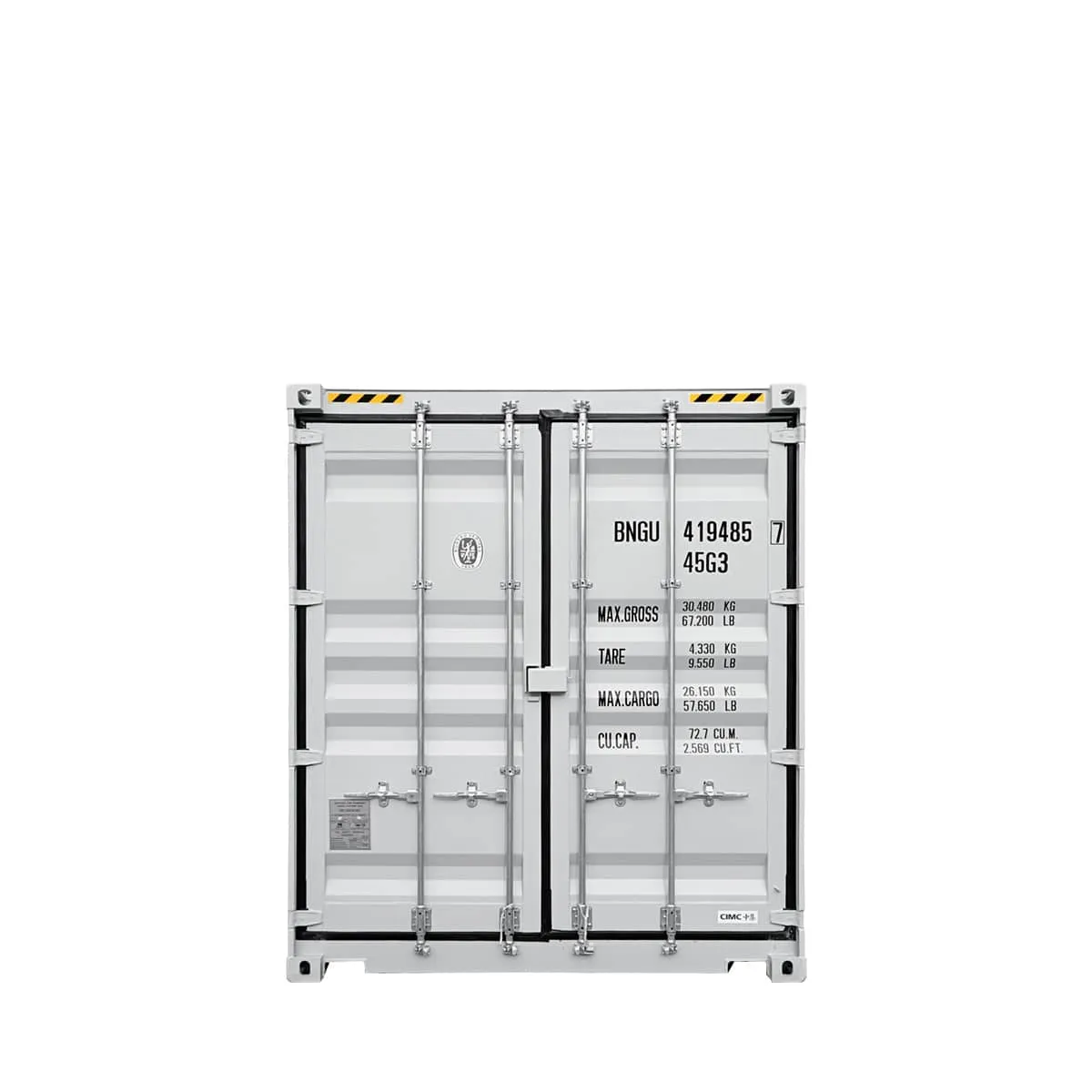 TMG Industrial 40' High Cube Shipping Container w/2 Side Open Doors , One Way Use, Security Lock Boxes, Ocean Sea Can Standards, TMG-SC45S